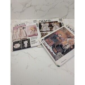 McCall’s Crafts Angel Sewing Pattern Lot 6089 6156 8441 Uncut Vintage Holiday